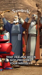 203K views · 21K reactions | God is our Great Provider. He knows what we need even before we ask. 凉 Let's entrust everything to Him today!  . . . . . SUPERBOOK Bringing Bible Stories and Jesus' love to kids everywhere Series + App + Academy + Outreach | Superbook | Facebook