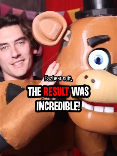 This YouTuber made a real Freddy costume and is going to test the spring lock. #fivenightsatfreddy