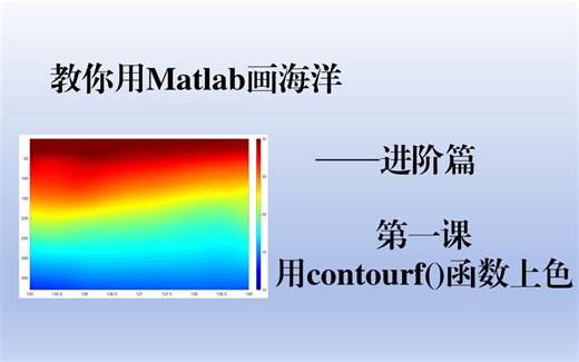 contourf函数用法