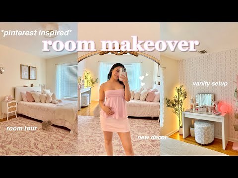 ULTIMATE AESTHETIC ROOM MAKEOVER 🩰🌟 *iconic* pinterest inspired transformation