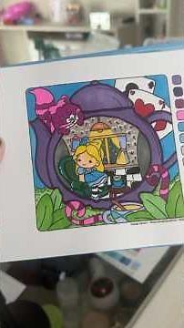 pintando caderno de colorir alice no país das maravilhas | disponível no site