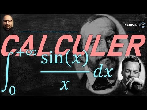 🦸‍♂️🔴LA TECHNIQUE DE PARAMÉTRISATION DE FEYNMAN APPLIQUÉE À L'INTÉGRALE DE DIRICHLET ∫ sin(𝑥)/𝑥 𝑑𝑥
