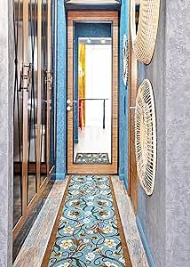 Gloria Non Slip Rubber Back Kitchen Rug Kitchen Runner Kitchen Mat Carpet for Kitchen (2' x 7', 2711)