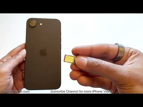 How to Insert SIM Card on Apple iPhone 16e, 16, 16 Plus, 16 Pro, 16 Pro Max