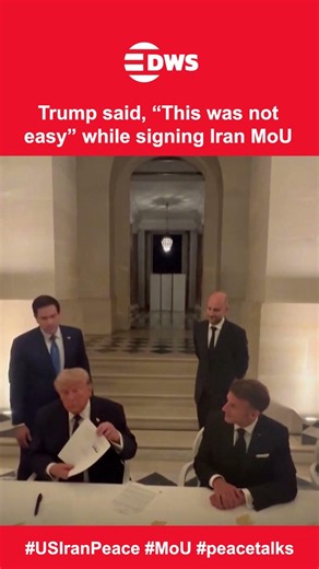 “It Was Not Easy”: Trump Signs Iran MoU at Versailles | DRM News | AC19