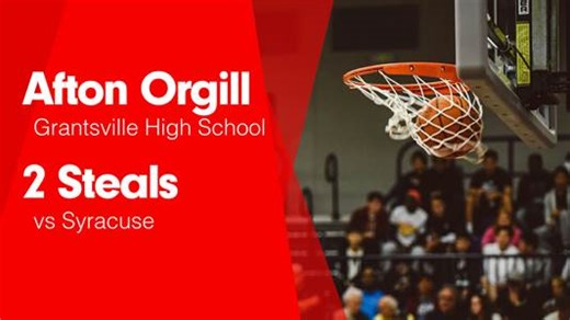 Afton Orgill Game Report: vs Ogden