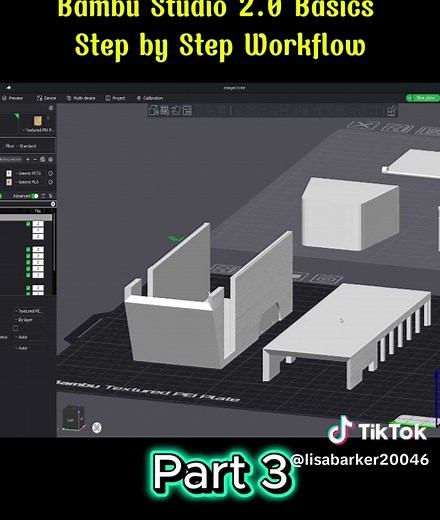 Bambu Studio 2.0 Basics Step by Step Workflow #workflow #everything #watchtillend #usa #fyp