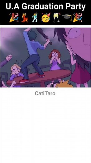 MHA Graduation Party 😂😂 #short #anime #memes #mha #youtubeshorts #shortsfeed #comedy