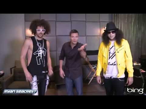 Ryan Seacrest Learns How To Shuffle From LMFAO | On Air With Ryan Seacrest