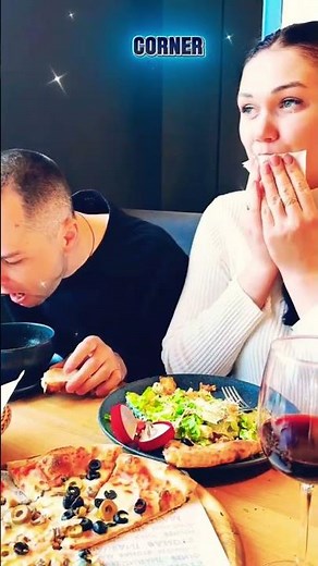 I asked the biggest question of my life over pizza and stars! 🍕✨💍 #shorts