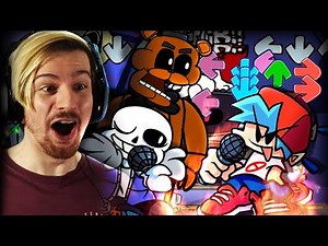 THROWING DOWN WITH FREDDY AND SANS! | Friday Night Funkin'