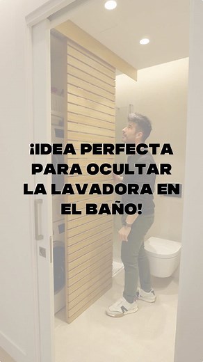 Lavadora y secadora ocultas en el baño: Soluciones prácticas