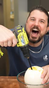 Scrambled Ostrich Egg