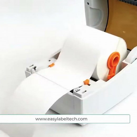 410 how to install label Roll