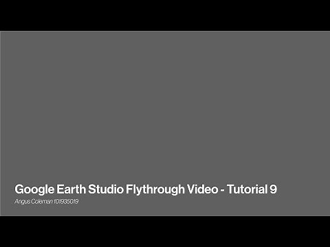 Google Earth Studio Flythrough Tutorial