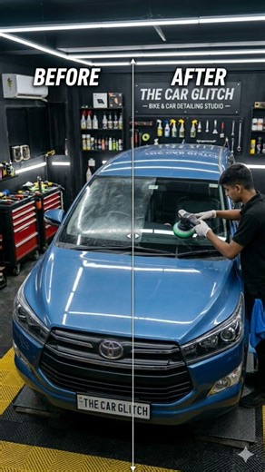 Windshield Restoration: From Scratched to Brand New! 😱✨" #glassreplacement #autodetailing #carcare