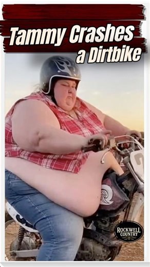 Tammy Wrecks A Dirt Bike #funny #comedyshorts #comedy