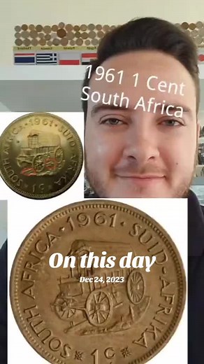 1961 South Africa 1 Cent Coin History and Value