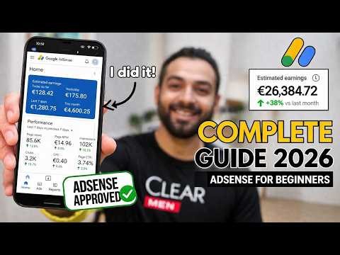 Google AdSense Complete Guide 2026 | Earn Money Online Step-by-Step