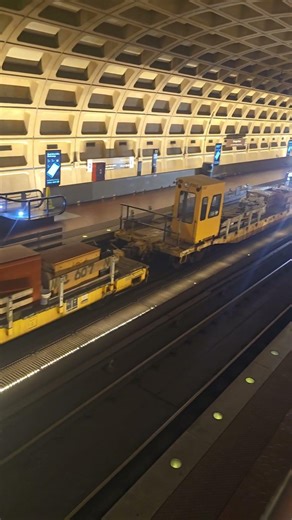 #WMATA work train. #metrorail #trains #transportation #dc