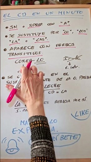 ✅ El COMPLEMENTO DIRECTO en 1 MINUTO