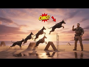 Elite K9 Training on the Beach - Powerful Techniques Used by Real Police Dogs