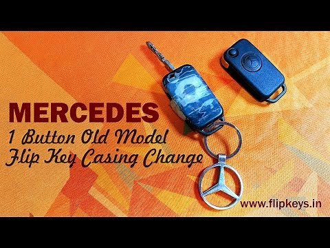 Mercedes 1 Button Flip Key Shell Change