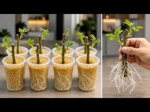 Roots Grow Crazy! The Little-Known Secret To Naturally Propagating Roses!