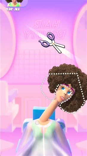dancing hair cut Best Cool ever 3d game 😍 #gameplay