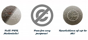 New CC0 PBR Textures Library