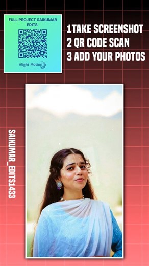 Saikumar Edits ✨ on Instagram: "Us For alight motion qr code scanner . . . . . . . . . Follow For more videos @saikumar_edits1433 . . . . . . . . . . . . . #alightmotionpreset #alightmotionedits #saikumaredits #alightmotionqrcodes #alightmotionediting #trending #trendingsong #viral #viralreel #alightmotioncodes #alightmotionoverlay #alightmotioncoloring #alightmotionediting #alightmotioneditz"