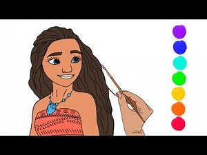 MOANA Drawing Tutorial for Kids - Easy Step-by-Step Guide