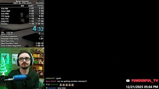 World Record Attempts | Day 149 of Banjo-Kazooie 100% No FFM Speedruns (N64) | PB of 1:59:16