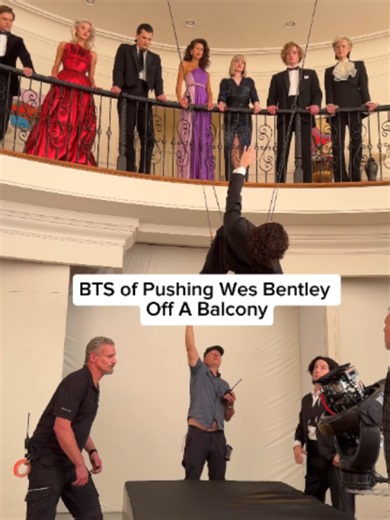 How many times can Wes Bentley be pushed off a balcony compilation. #Compilation #WesBentley #BehindTheScenes #TheShards #TVShow