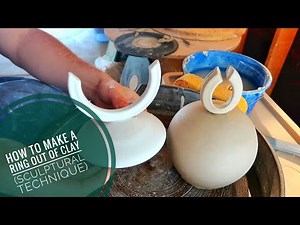 How to make a Ring on the wheel (sculpture technique)