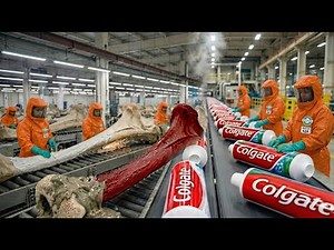 Inside the Toothpaste Factory | From Animal Bones to Toothpaste — Full Process