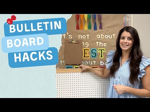 Try These Bulletin Board Hacks in Your Classroom