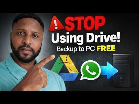 Stop Using Google Drive! Backup WhatsApp to PC for FREE
