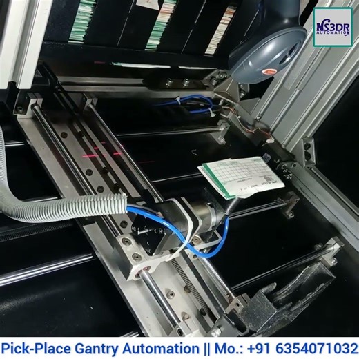 Pick-Place Gantry Automation || Manufacturing Process Autommation and Robotics #automation #robotics