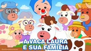 Conheça a família da vaca Laura! ❤️🐮 Assista ao vídeo completo no nosso canal do Youtube📲 Inscreva-se para ver mais conteúdos. #Heroi #Herói #PalhaçoHeroi #AVacaLaura #Animais #MusicasInfantis #videosinfantis | PlimPlim, Um Herói do Coração
