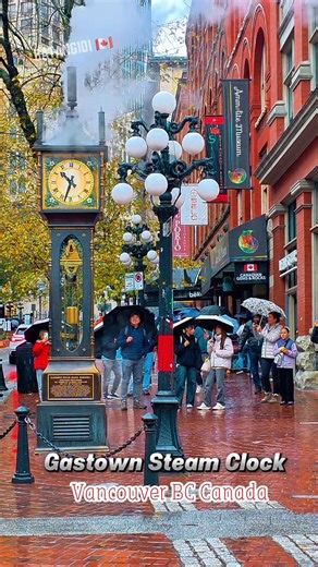 397 reactions · 84 shares | The famous Gastown Steam Clock ⏰️ one of Vancouver’s most beloved landmarks! Built in 1977, this unique clock whistles and blows real steam every 15 minutes. A must-see stop for locals and tourists exploring the charming cobblestone streets of Gastown.  #GastownSteamClock #VancouverBC #Batang101 #ExploreVancouver #CanadaVibes | BatanglOl Hermie Gutierrez | Facebook