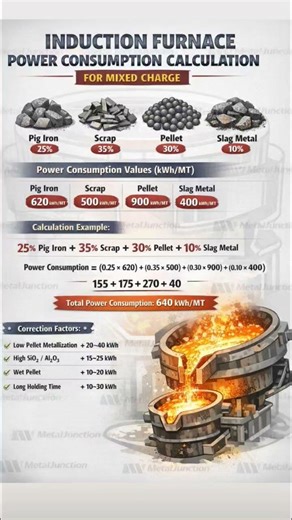 How to Calculate Power Consumption in Induction Furnace