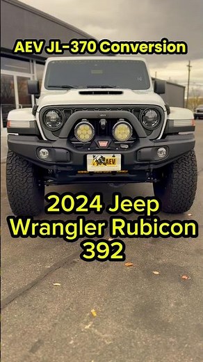 LIFTED Jeep Wrangler 392 on 37’s | AEV JL-370 Kit #offroad #jeep #rubicon #automobile #aev #392 #v8
