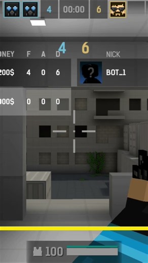 Blockpost Mobile Bot Game PvP 2vs1 Defeat P.t 1 #shorts #short #playstore #BlockpostMobile