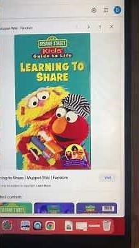 Declan’s Video Reviews (DVR): Episode 9: Learning to Share (Sesame Street (featuring Elmo)