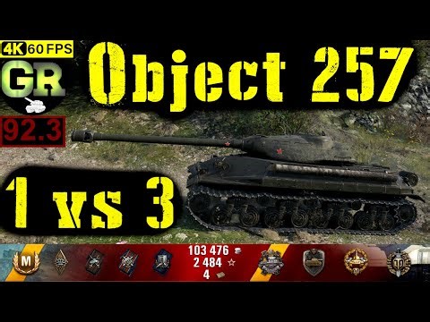 92_World of Tanks Object 257 WoT Replay - 6 Kills 7.4K DMG(Patch 1.4.0)