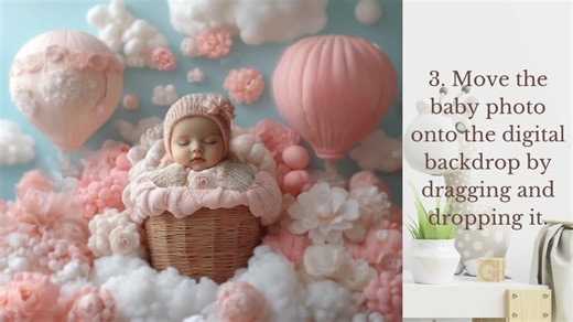 Teddy Newborn Digital Backdrop, Add Face Poppet Prop, Photography Face Insert, Digital Photo, Background Composite, Baby Gil & Boy, Toy - Etsy