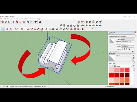 3D Rotate Sketchup Model ( Rotate Any axis)