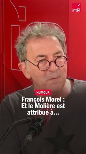 Rachida Dati, ministre de la culture était dans le studio 511 de France Inter, devant Léa Salamé et Nicolas Demorand, mercredi dernier. Elle évoquait notamment les critiques qu’elle avait dû essuyer sur la scène des Molières. François Morel s'en souvient bien. | France Inter