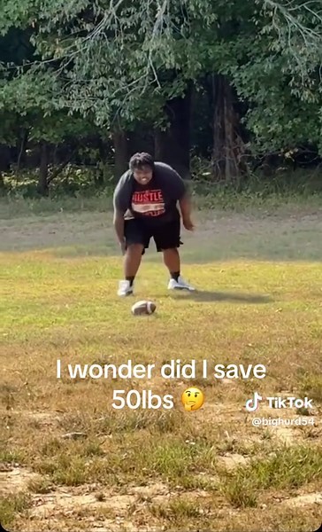 Ke'Anthony Hurd (@bighurd54)’s video of 50 pounds in kg